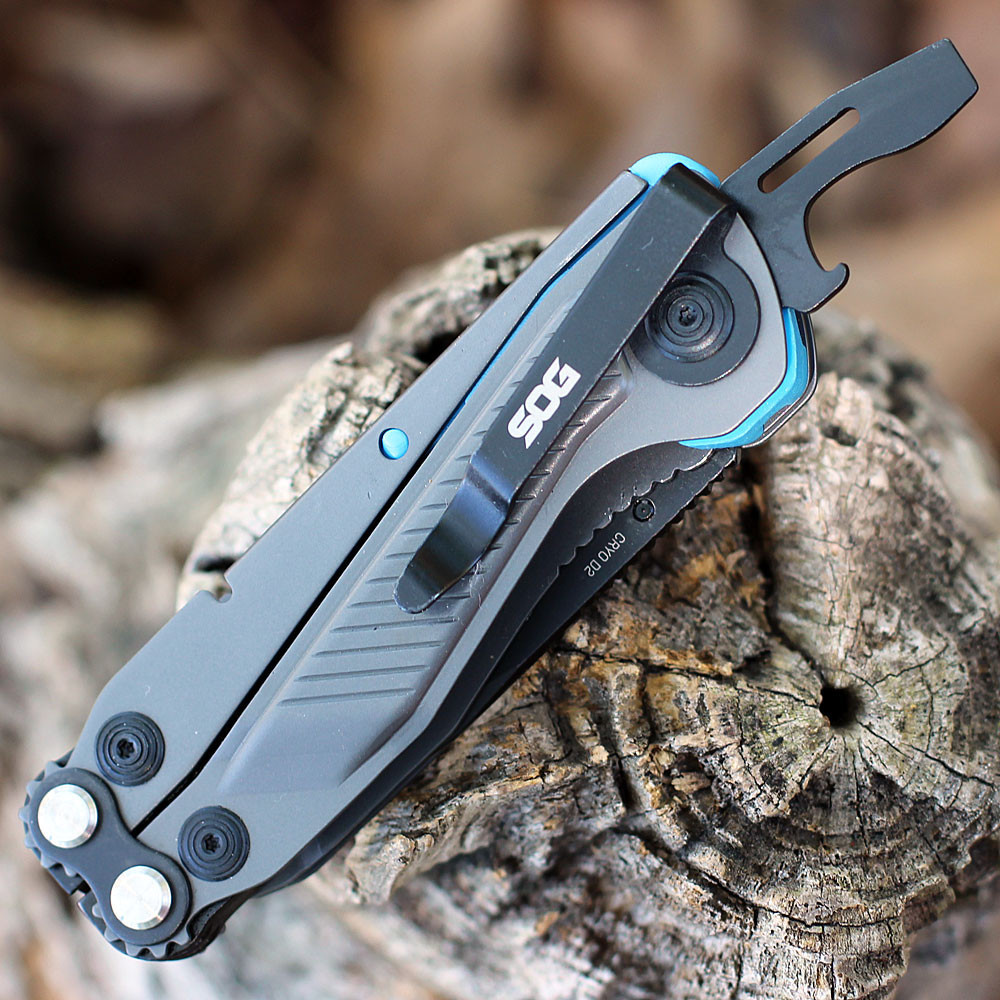 SOG Flash MT Muti-Tool - Urban Gray SS (2.3" D2) 7 Tools 29550241