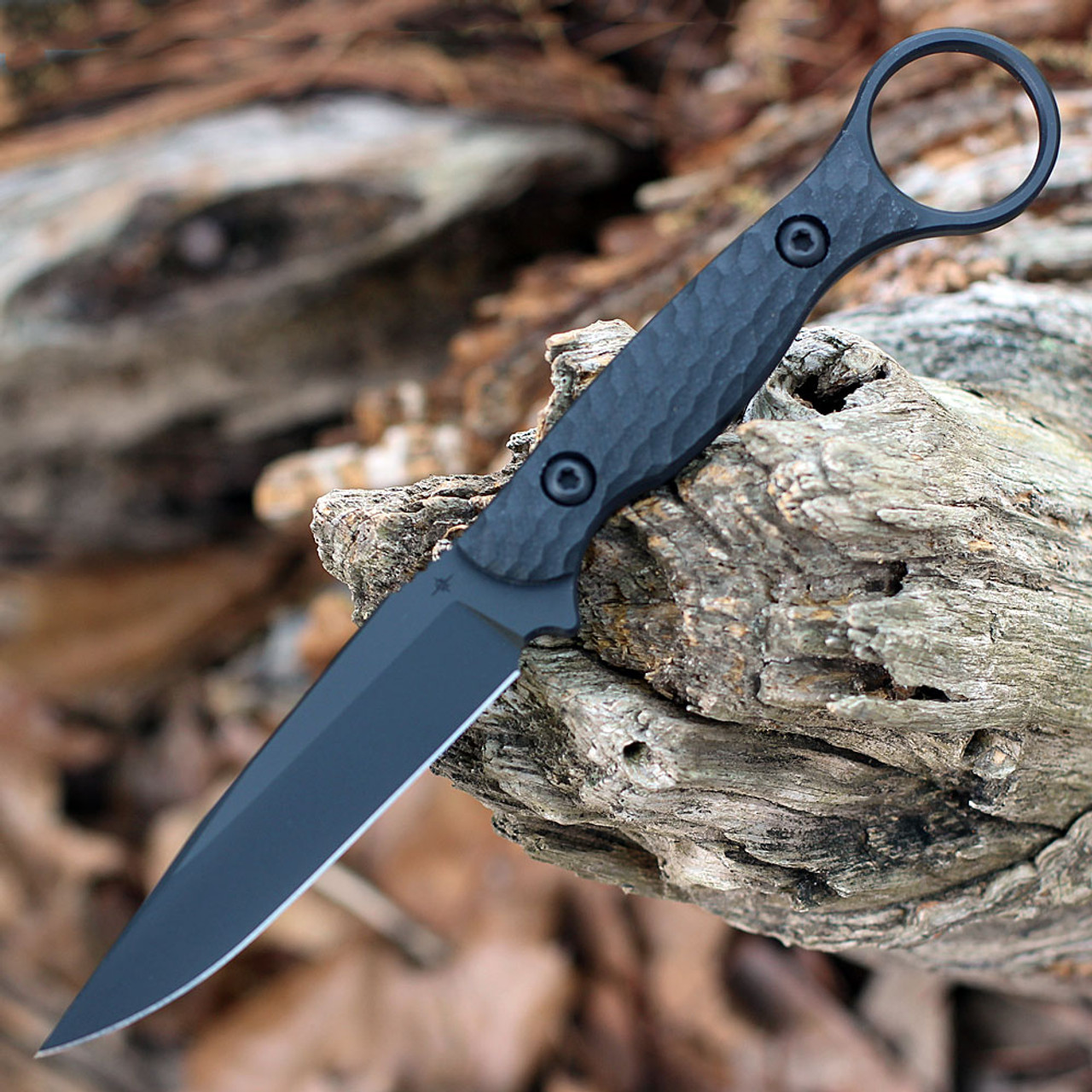 Toor Knives Anaconda Shadow Black - Blk G-10 (3.8" CPM 3V Blk)