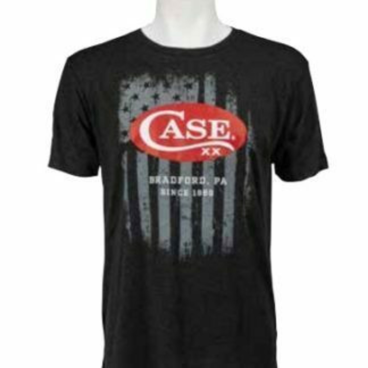 Case Black T-Shirt w/ Oval Logo (CA52589) - Size X-Large