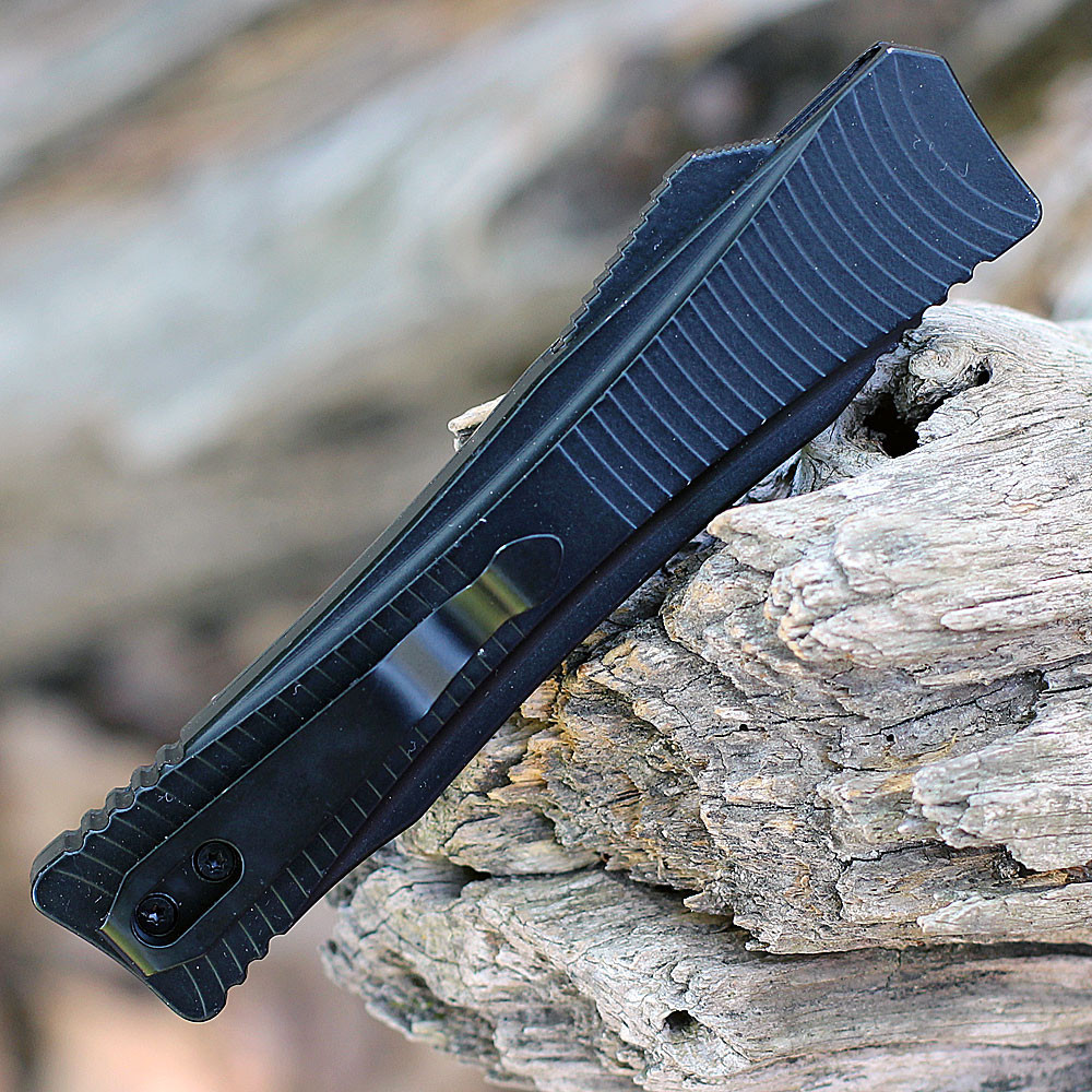 Boker Plus Dagger 2.0 OTF Automatic Blk Alum (3.4" D2 Blk Dagger) 06EX244