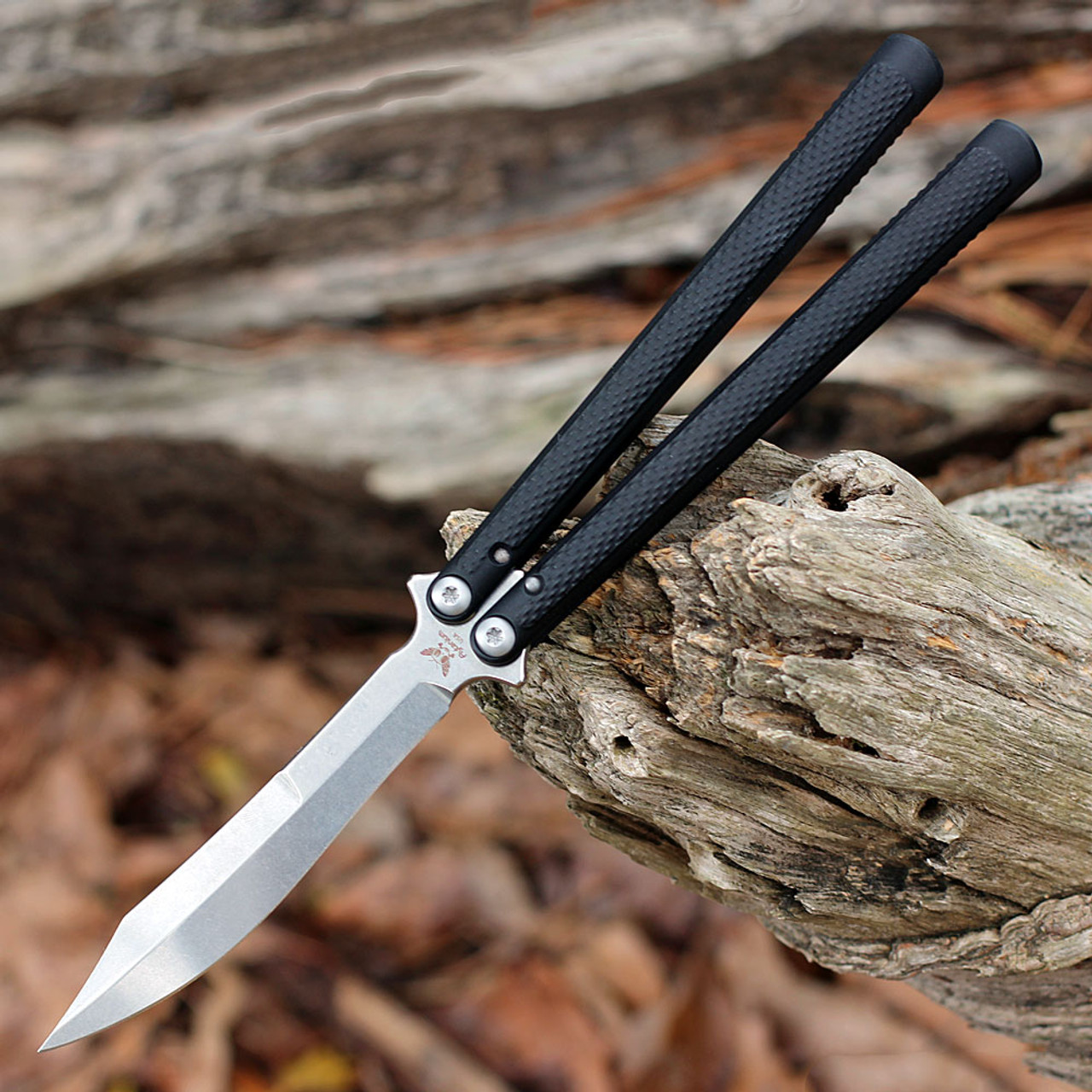 Flytanium Talisong Z Balisong Blk Alum (4.5" AEB-L) Signed by Eldon Talley
