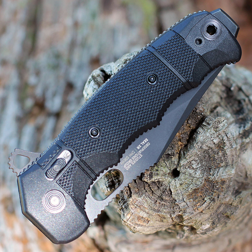 SOG Seal XR | Blk S35VN Partially Serrated | Knifeworks