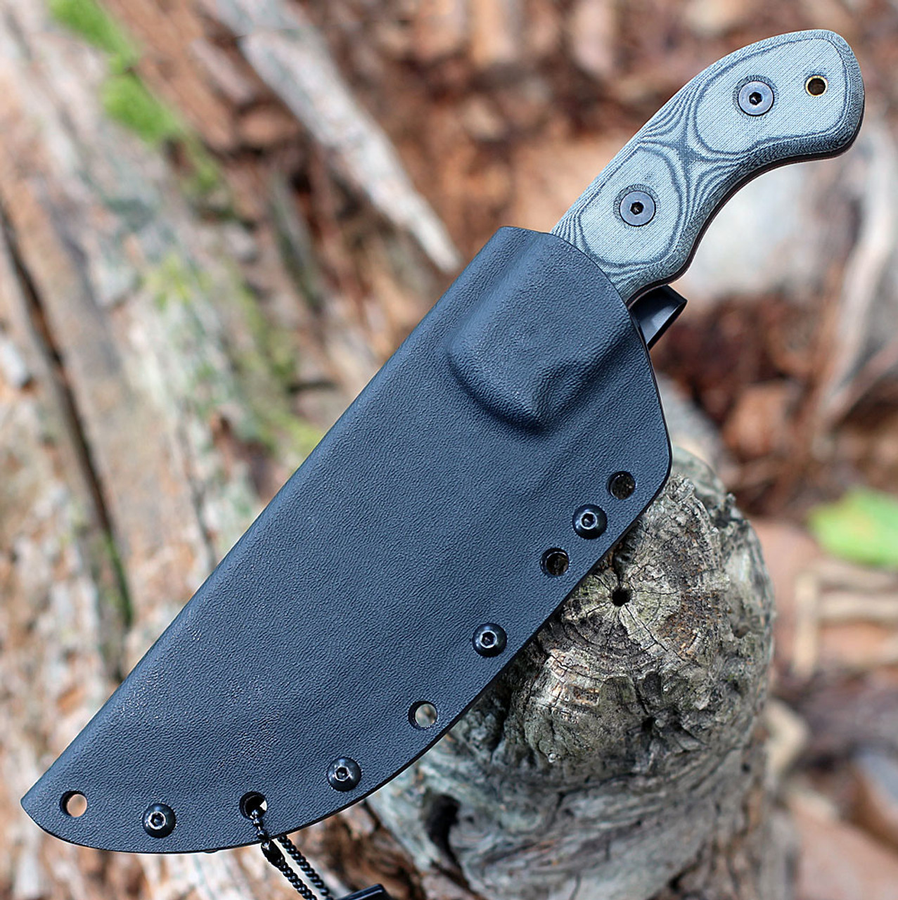 TOPS Tom Brown Tracker 2 | Black Micarta 1095| Knifeworks