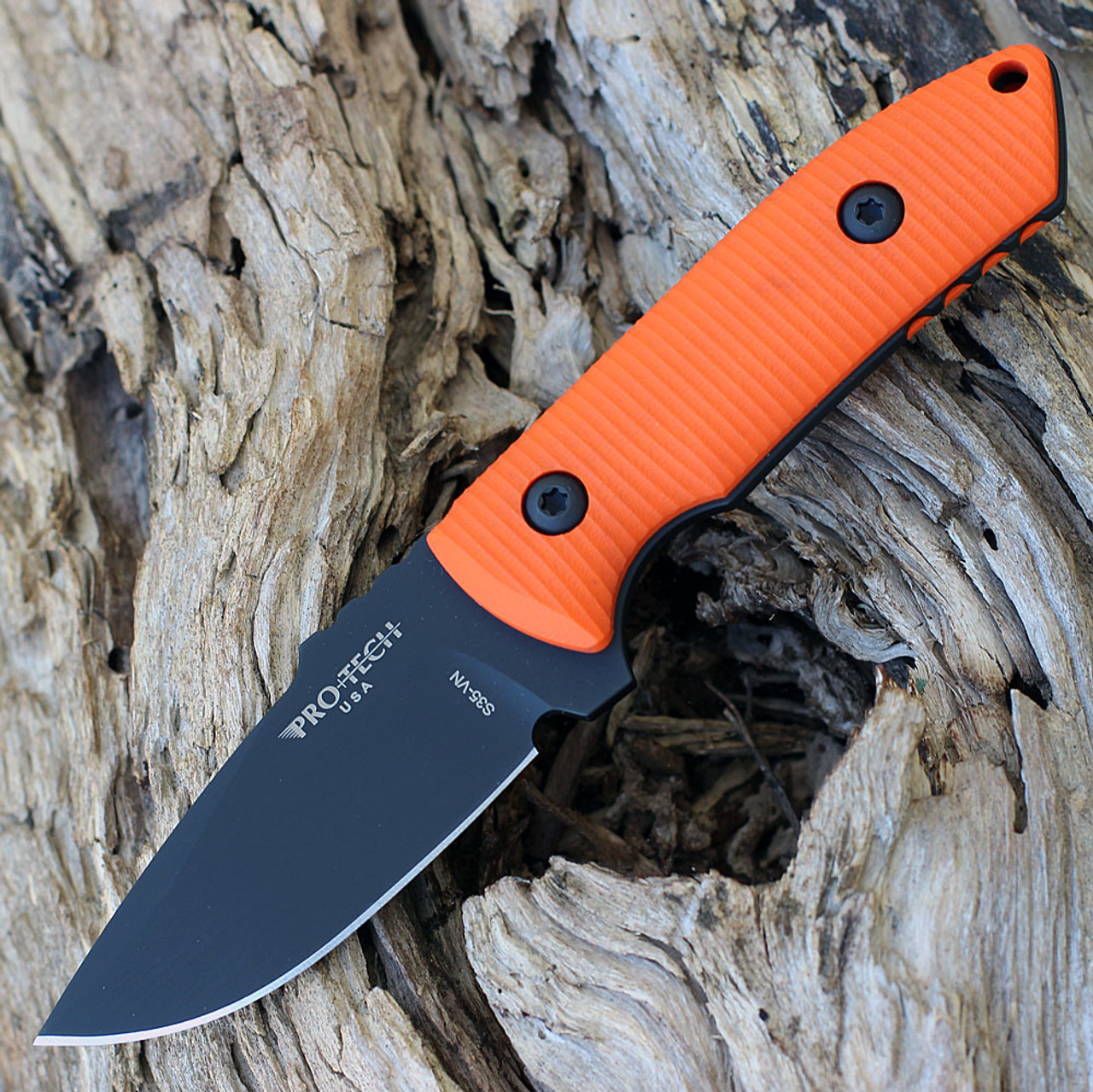 Pro-Tech SBR Fixed Blade Orange 3D G10 (2.9" Blk S35VN) LG511-OR