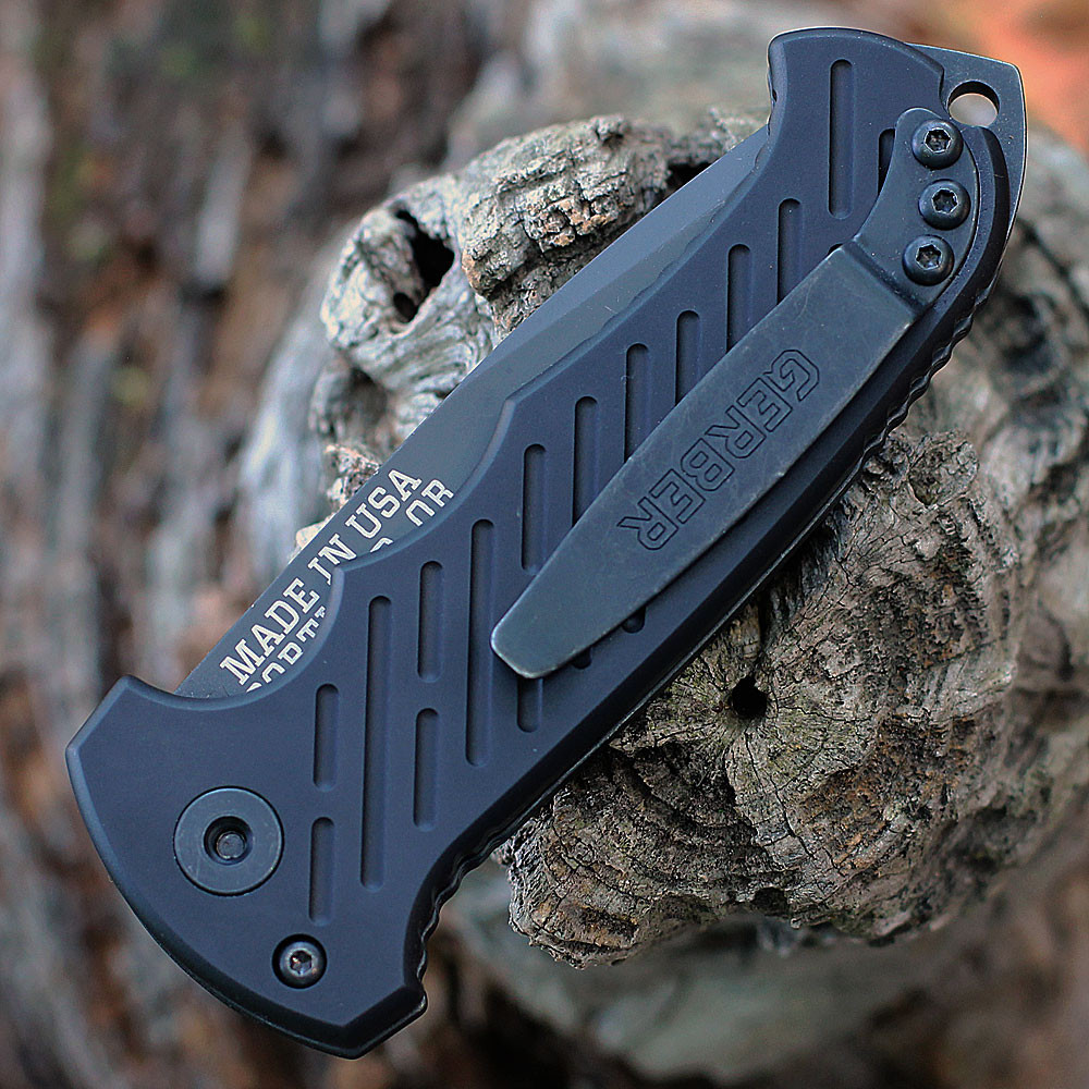 Gerber 06 Auto Blk Aluminum ( 3.5