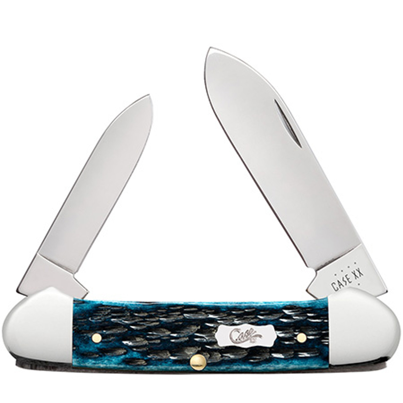 Case Canoe 51853 Pocket Worn Mediterranean Blue Bone (62131 SS)