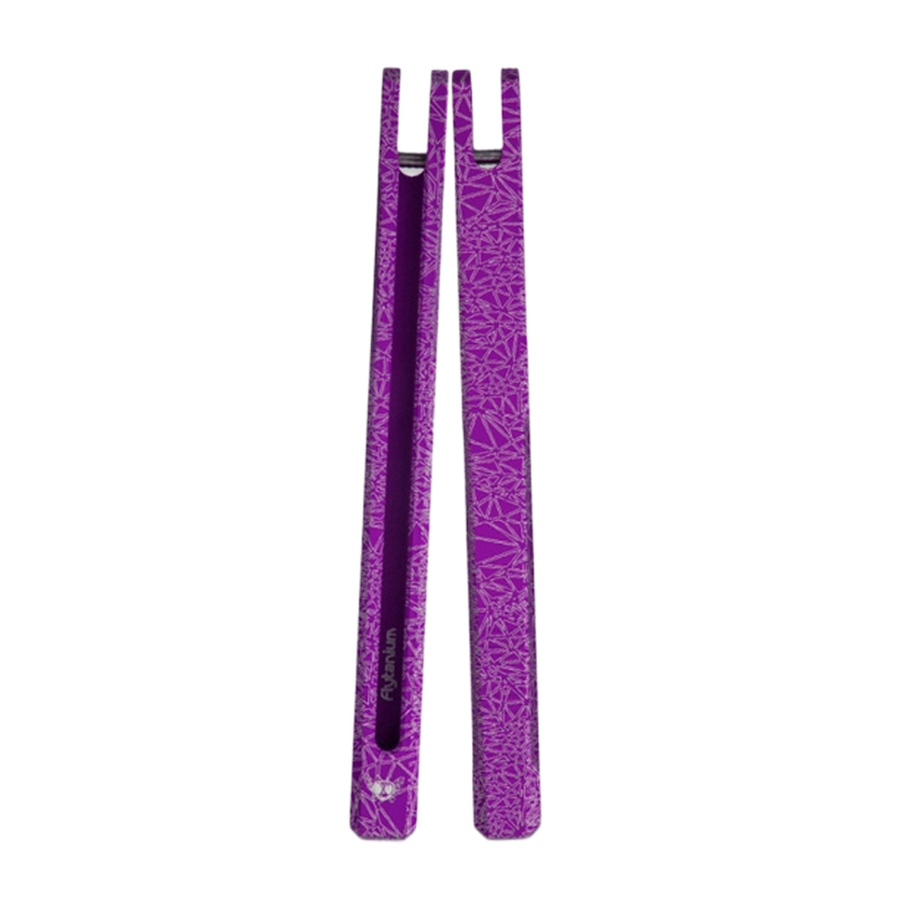 Flytanium Limited Edition "Shatter" Handles (Purple) - Kershaw Lucha Balisong
