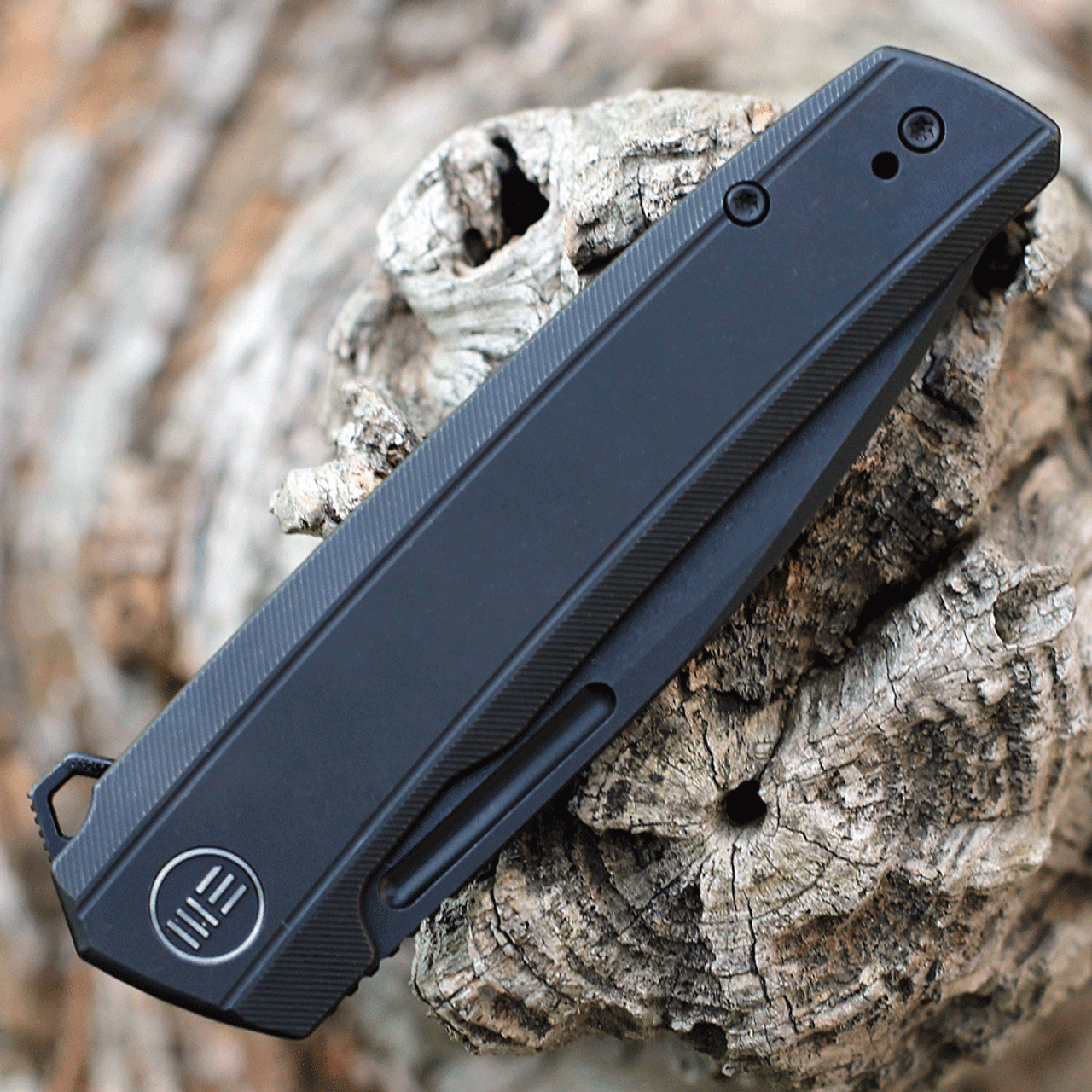 WE Knife Speedster Flipper - Blk Ti (3..5" CPM 20CV Blk SW) WE21021B-2