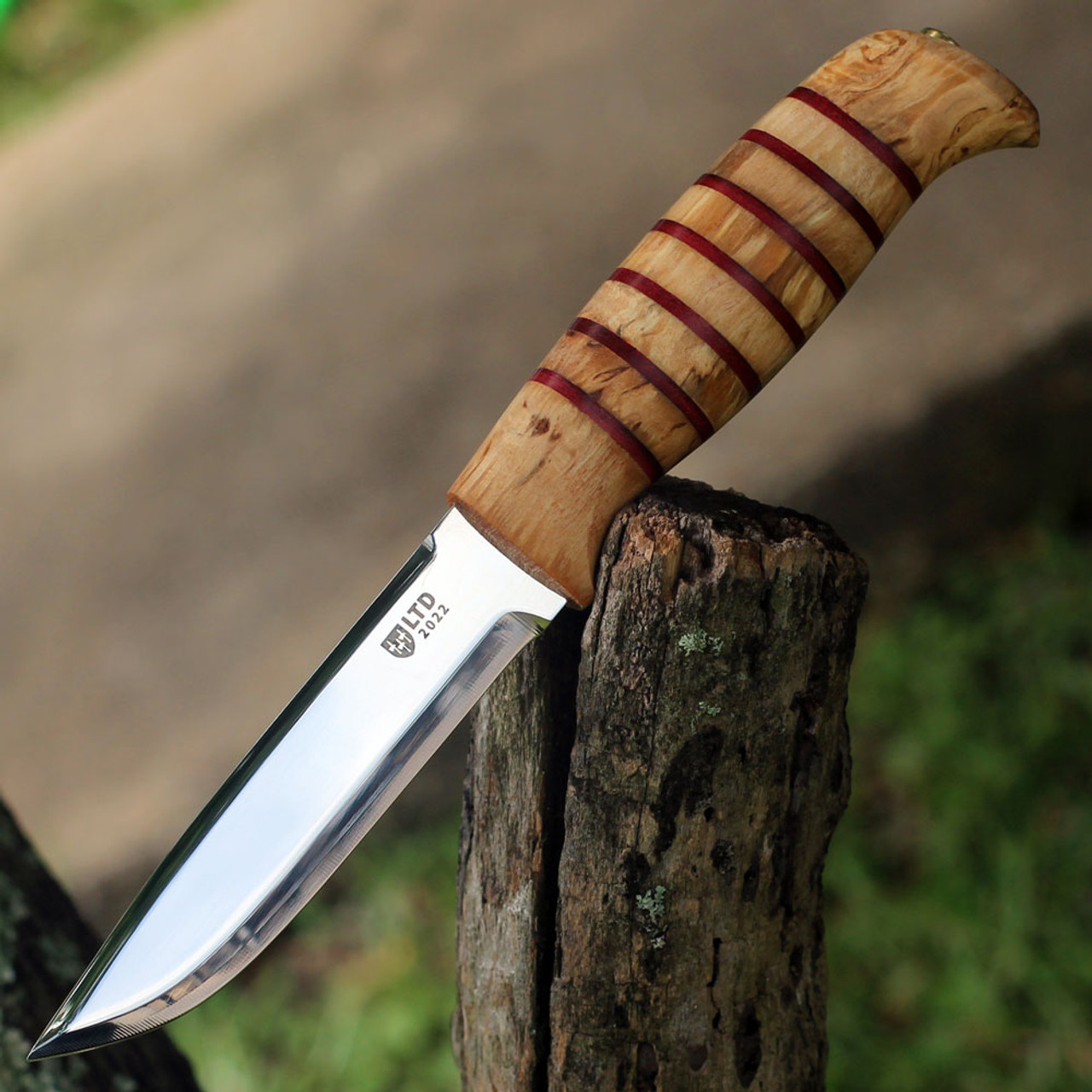 Helle Alden 4.1 Fixed Blade Knife Curly Birch – Uptown Cutlery