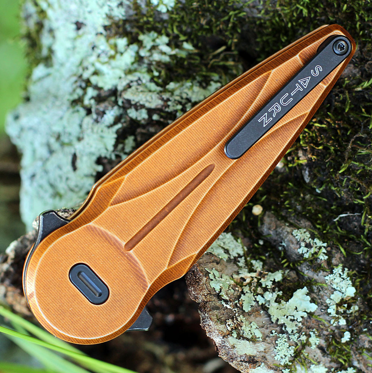 Fox Knives Saturn - Copper Aluminum (2.56" N690 Black Stonewash) FX-551 ALCOB