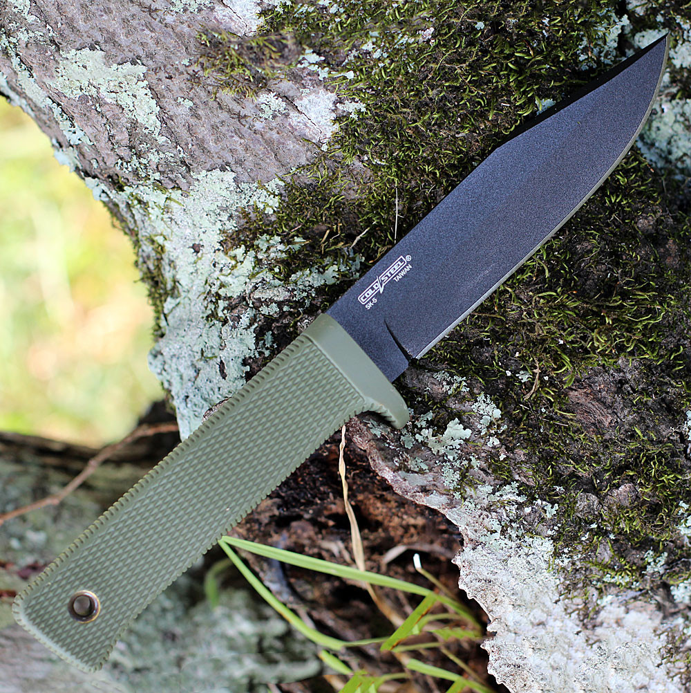 SRK  Cold Steel SRK Survival Rescue Knife - SK-5 Blade - Orange Handle
