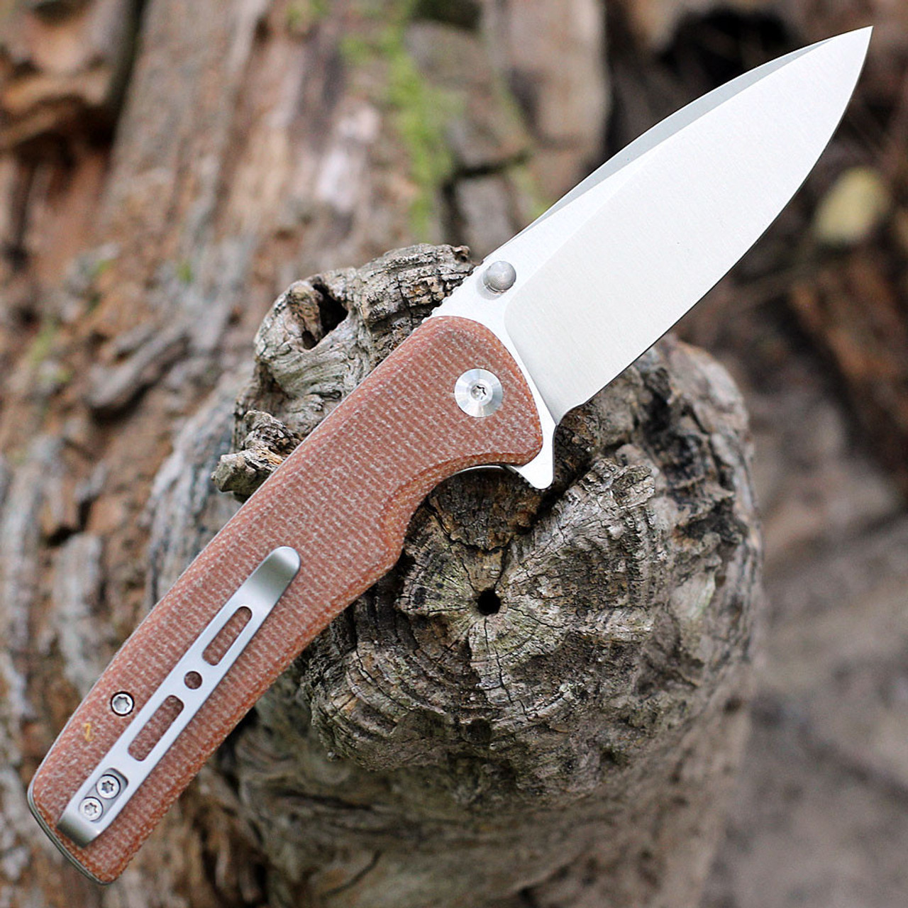 smastick スマスティック SS-05R SENCUT Sachse Flipper & Button Lock & Thumb Stud Knife G10