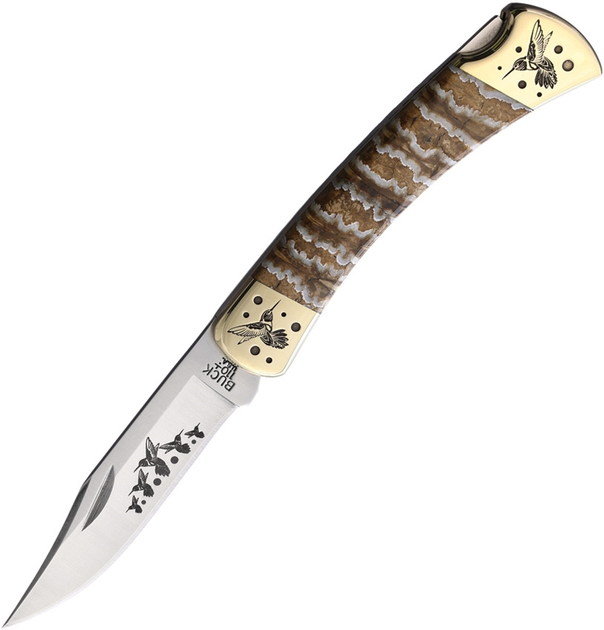 Buck Knives 3.75-in Steel Clip point Pocket Knife in the Pocket Knives  department at