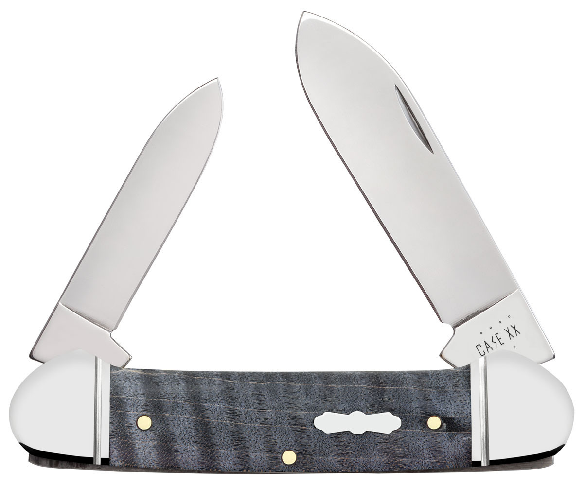 Case Canoe 10734 | Black Currly Maple | Knifeworks