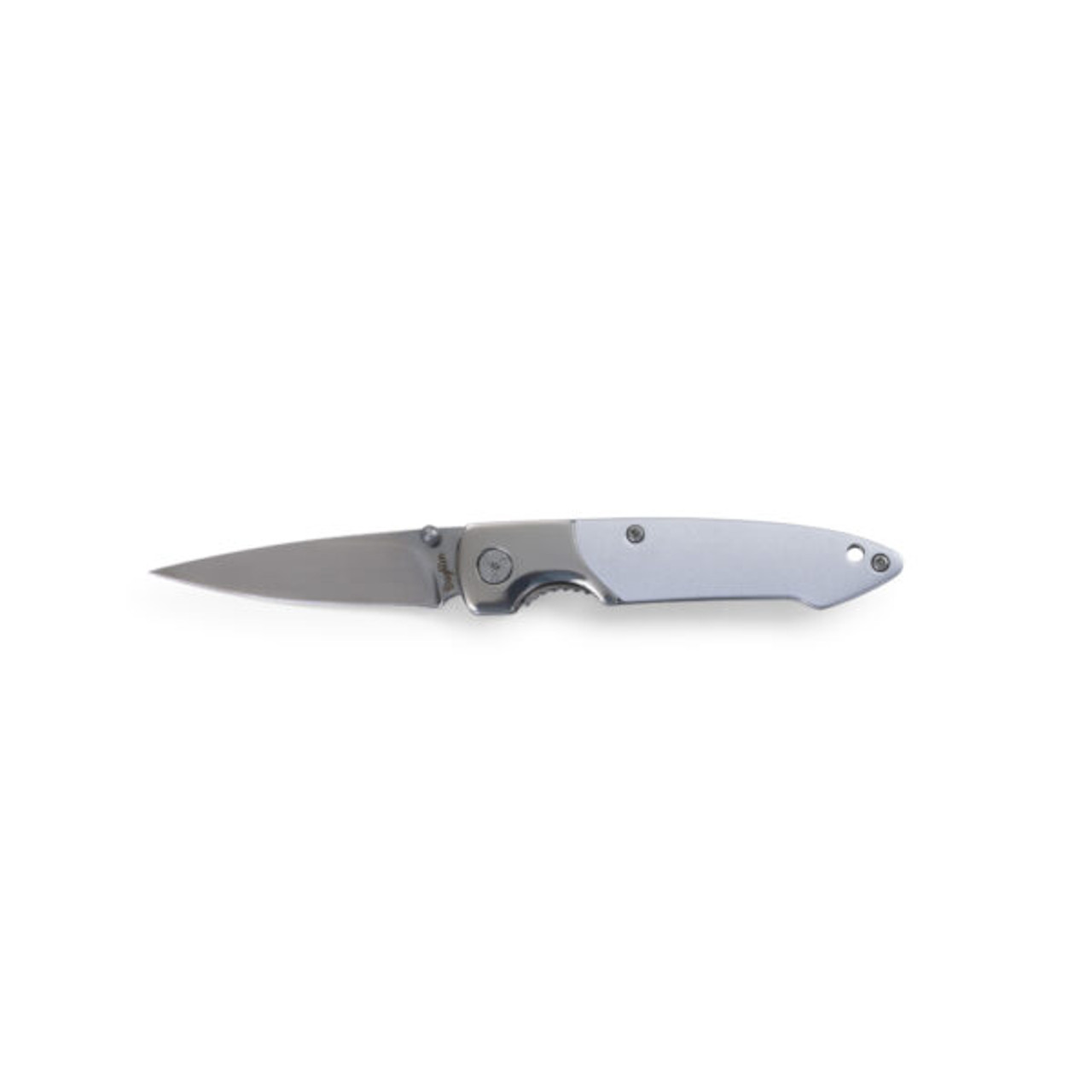 Brighten Blades Silver and Cold Folding Knife (BB128) 2.50 in Satin 8Cr13MoV Spear Point Blade, Silver Handle