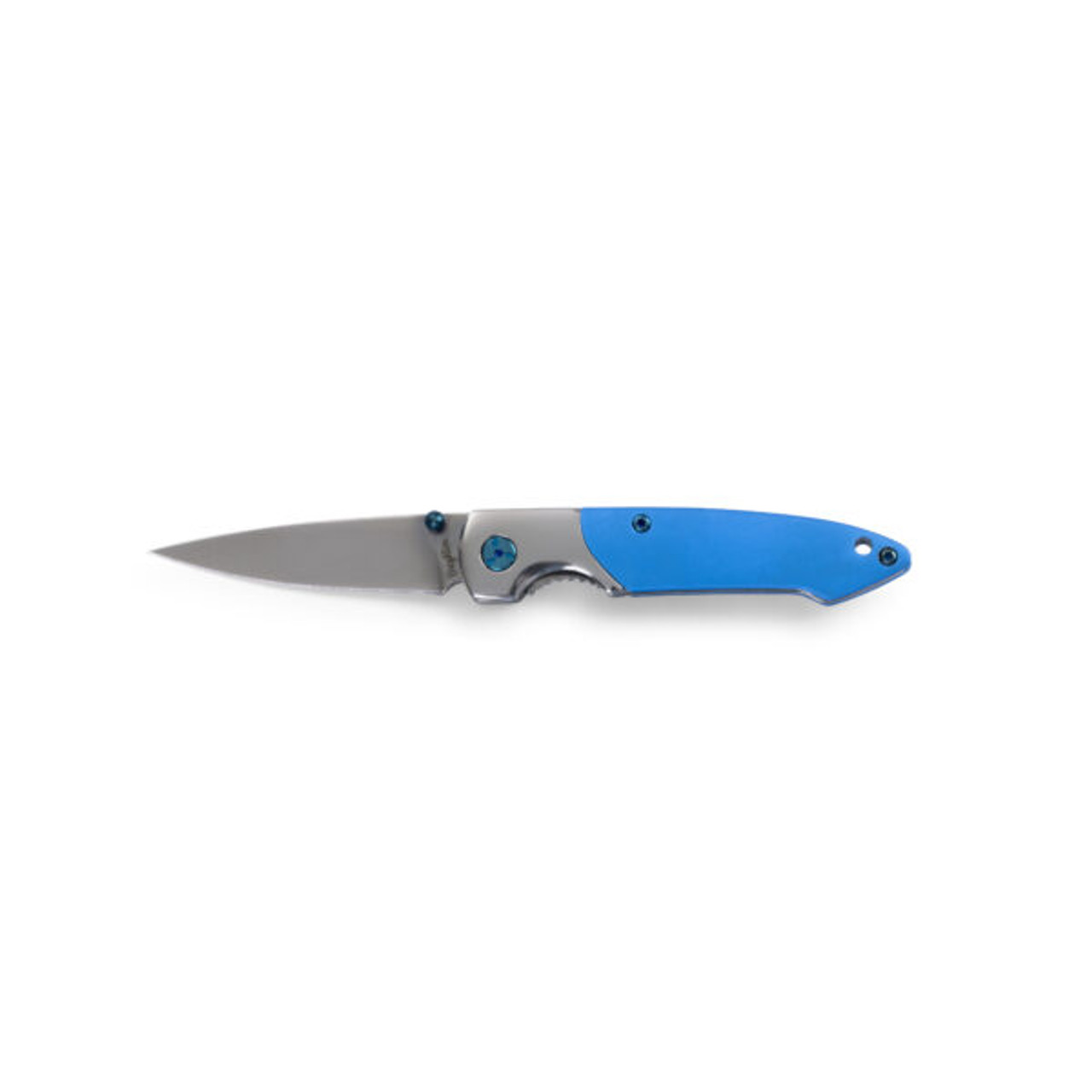 Brighten Blades Blue Oyster Cult Folding Knife (BB129) 2.50 in Satin 8Cr13MoV Spear Point Blade, Blue Handle