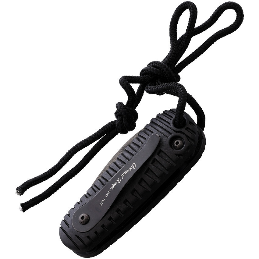 Colonial Knife Company Automatic (COL210) 3.25" Push Button Drop Point Plain Blade,Black Handle