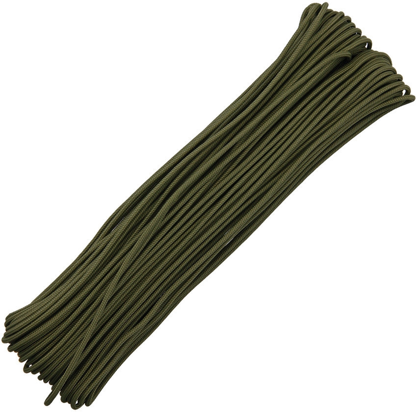 Atwood Rope MFG . 275 Cord 3/32 4-Strand Core 100ft - Olive Drab (RG1153)