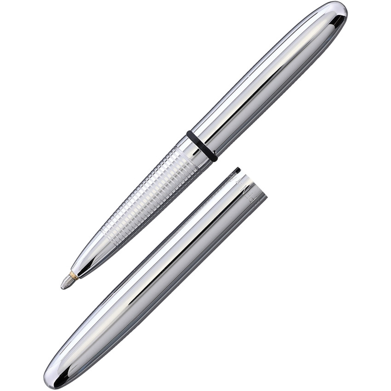 Fisher Space Pens Bullet (FP841145) 3.75"Chrome Barrell, Chrome Cap, PR4 Black Ink, Medium Point