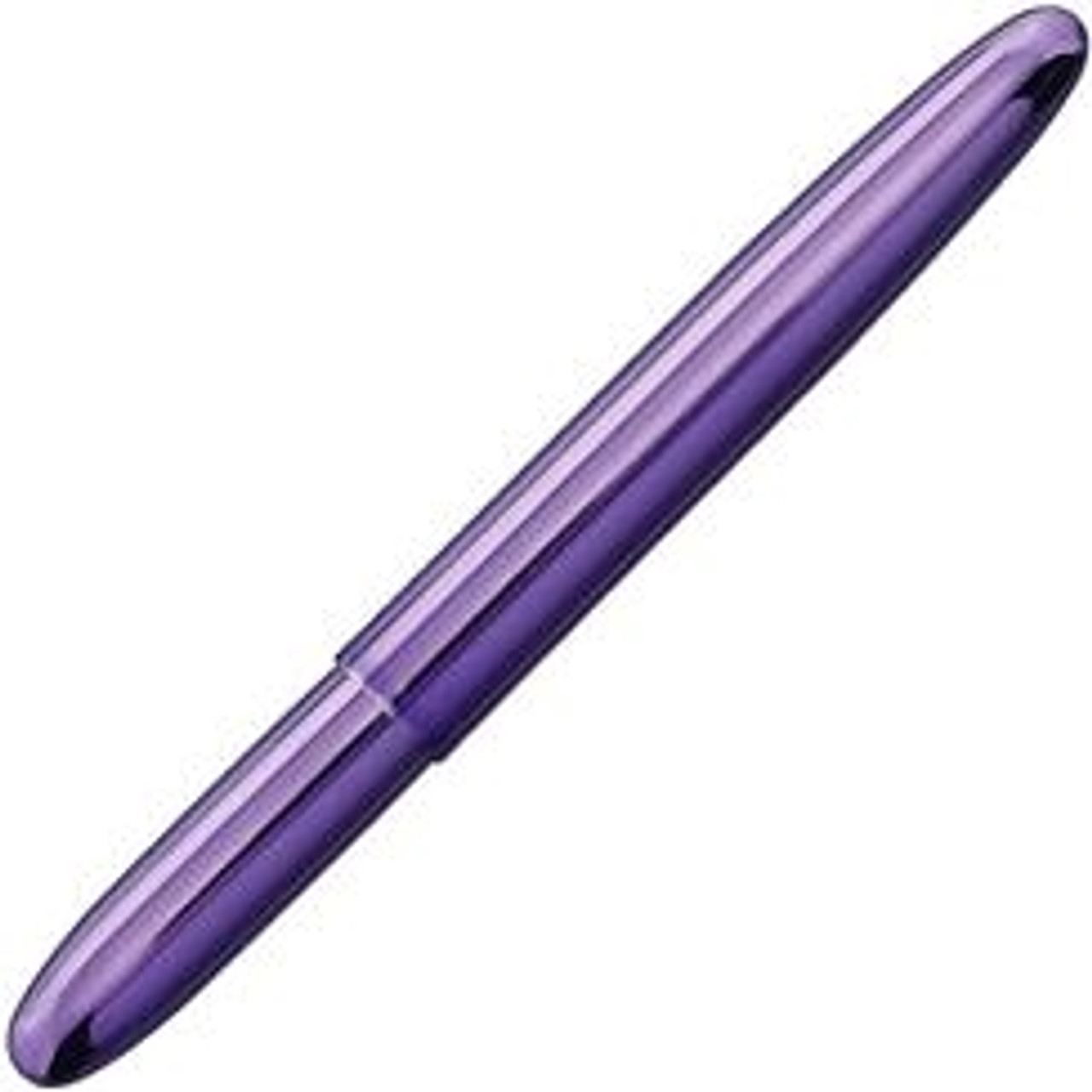 Fisher Space Pens Bullet (FP842685) 3.75" Purcple and Chrome Barrell, Purple Cap, PR4 Black Ink, Medium Point