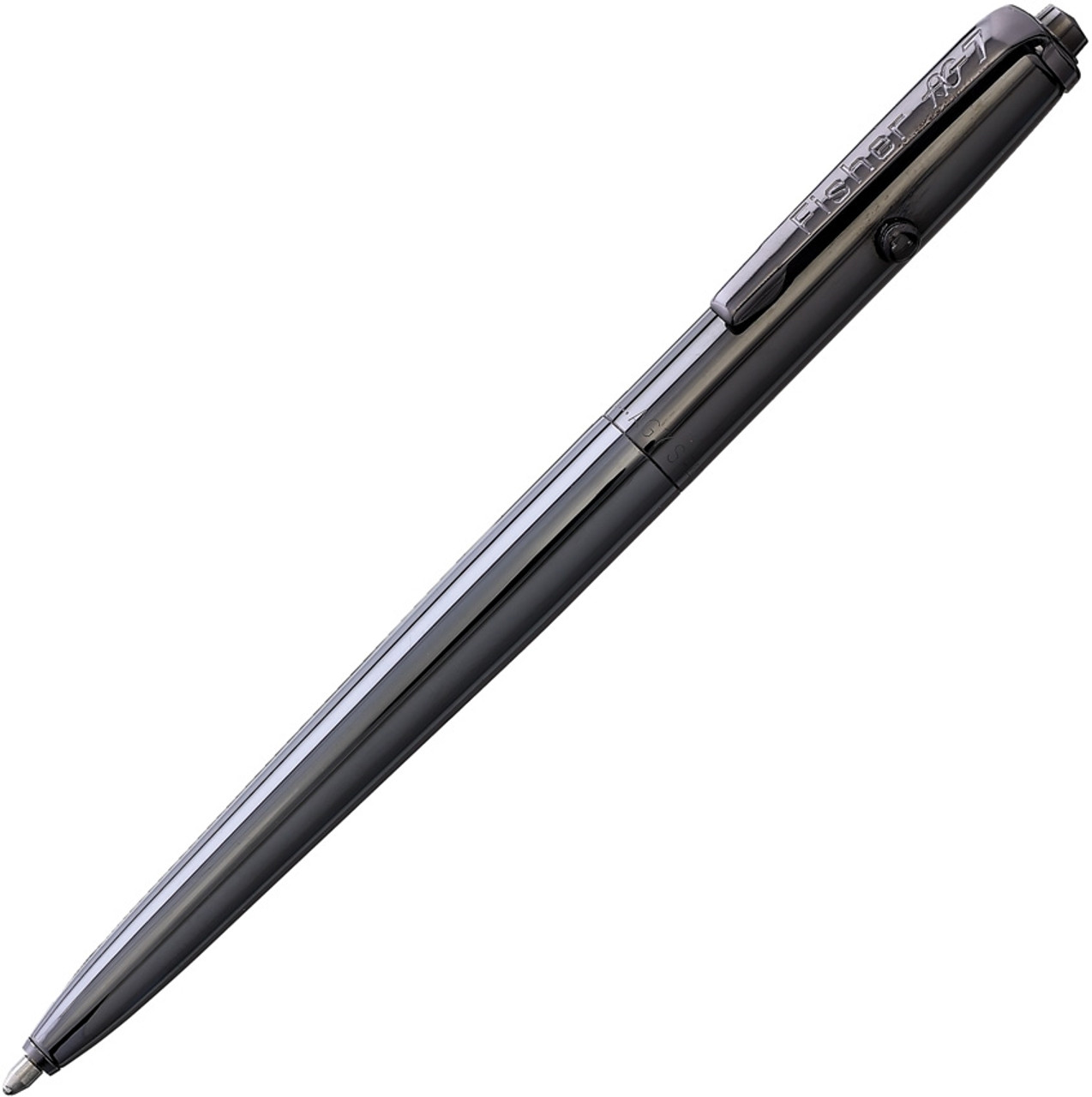 Fisher Space Pens Original Astronaut Pen (FP960006) PR4 Black Ink, Brass w/ Titanium Finshed Barrell, Brass w/ Titanium Finshed Clip