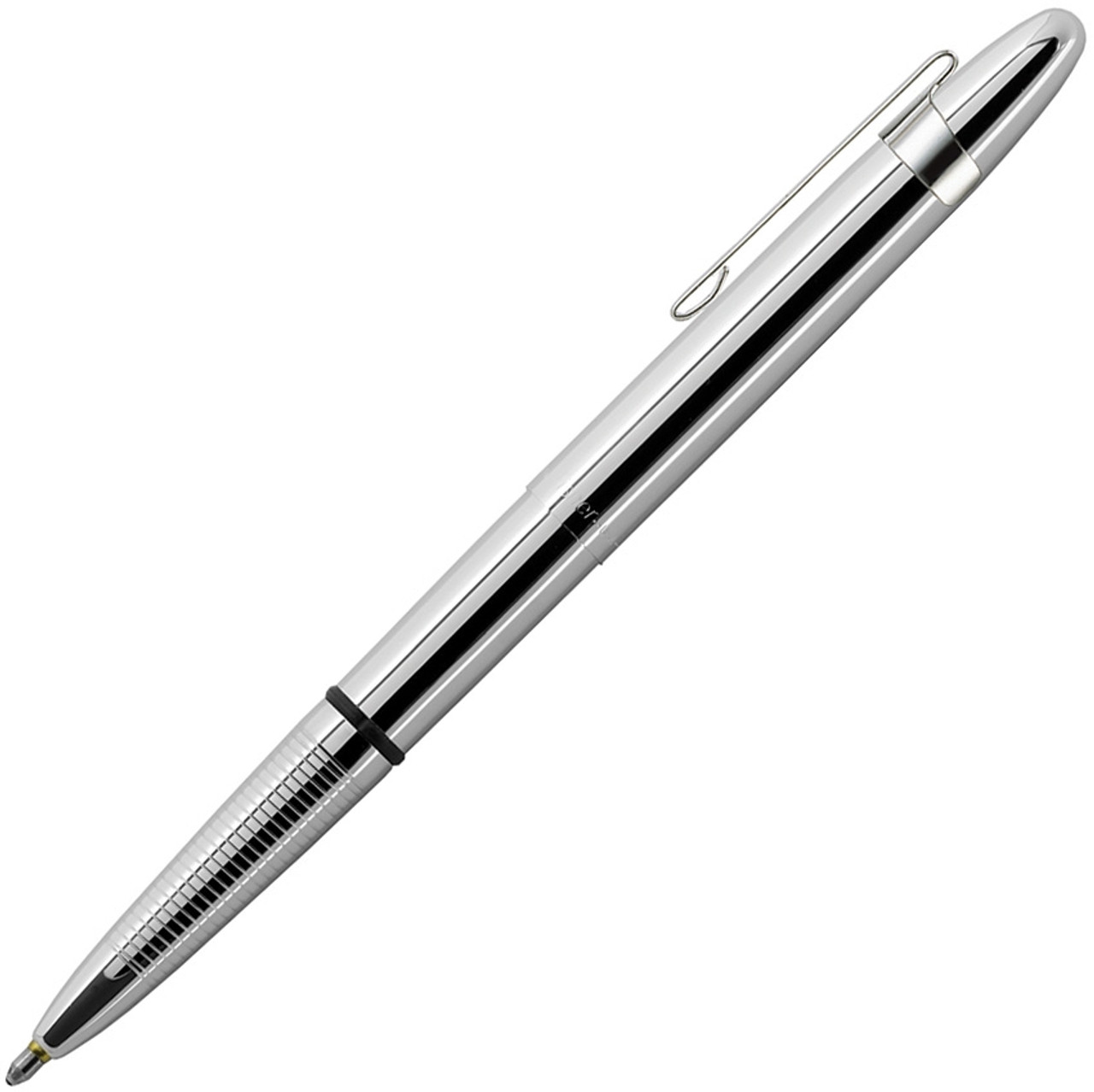 Fisher Space Pens 400 Bullet Space Pen (FP411218) PR4 Black Ink, Chrome Barrell, Chrome Clip