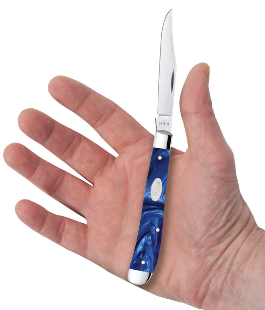 Case Slimline Trapper, Smooth Blue Pearl Kirinite