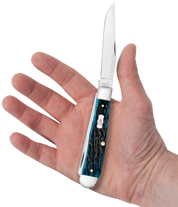 Case Trapper | Mediterranean Blue Bone| Knifeworks