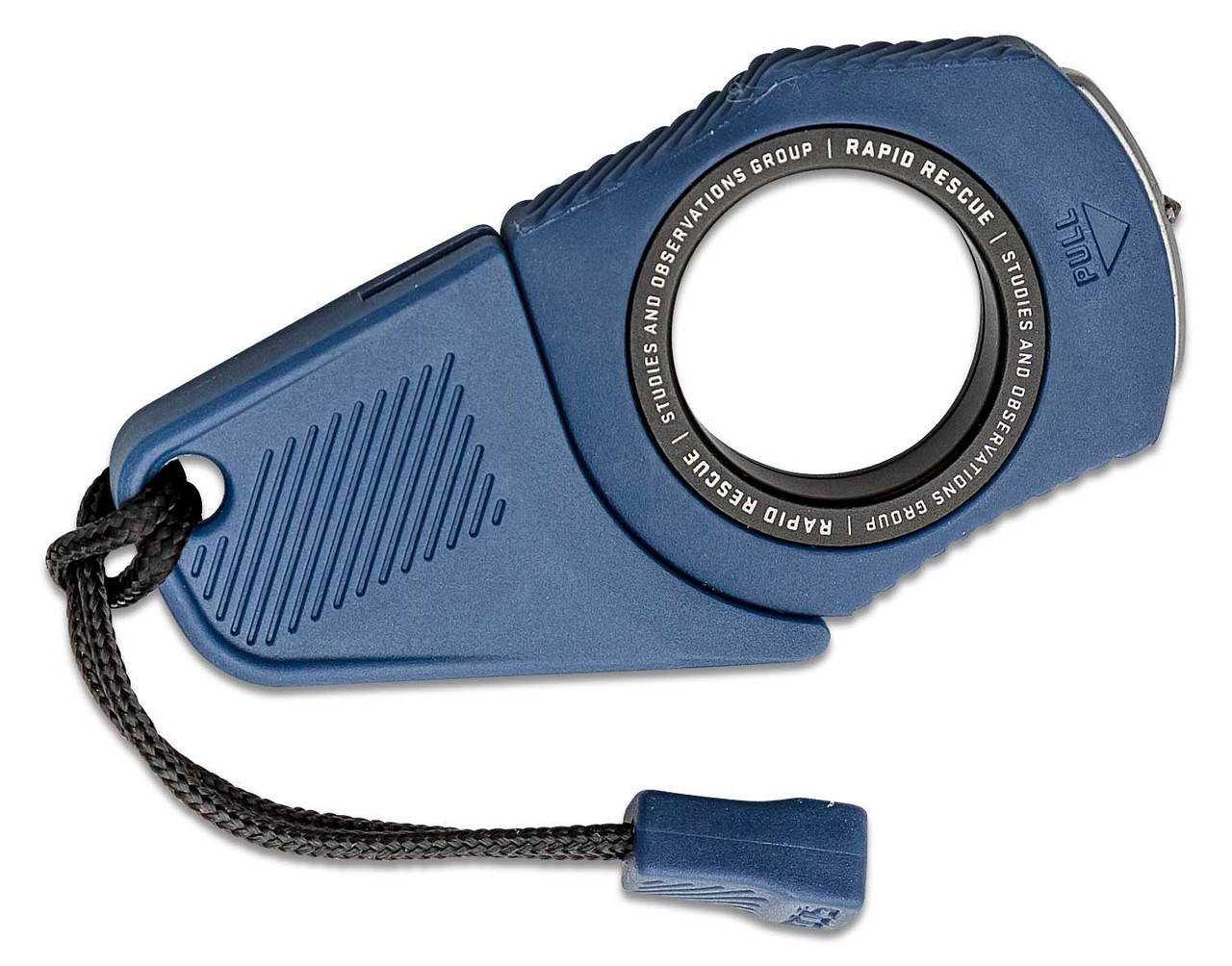 SOG Rapid Rescue Tool (SOG26300343) 2.8 in Stainless Steel Seatbelt Cutter with Sheath