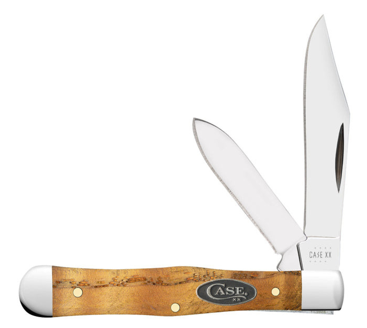Case Small Swell Center Jack | Yellow Curly Oak | Knifeworks