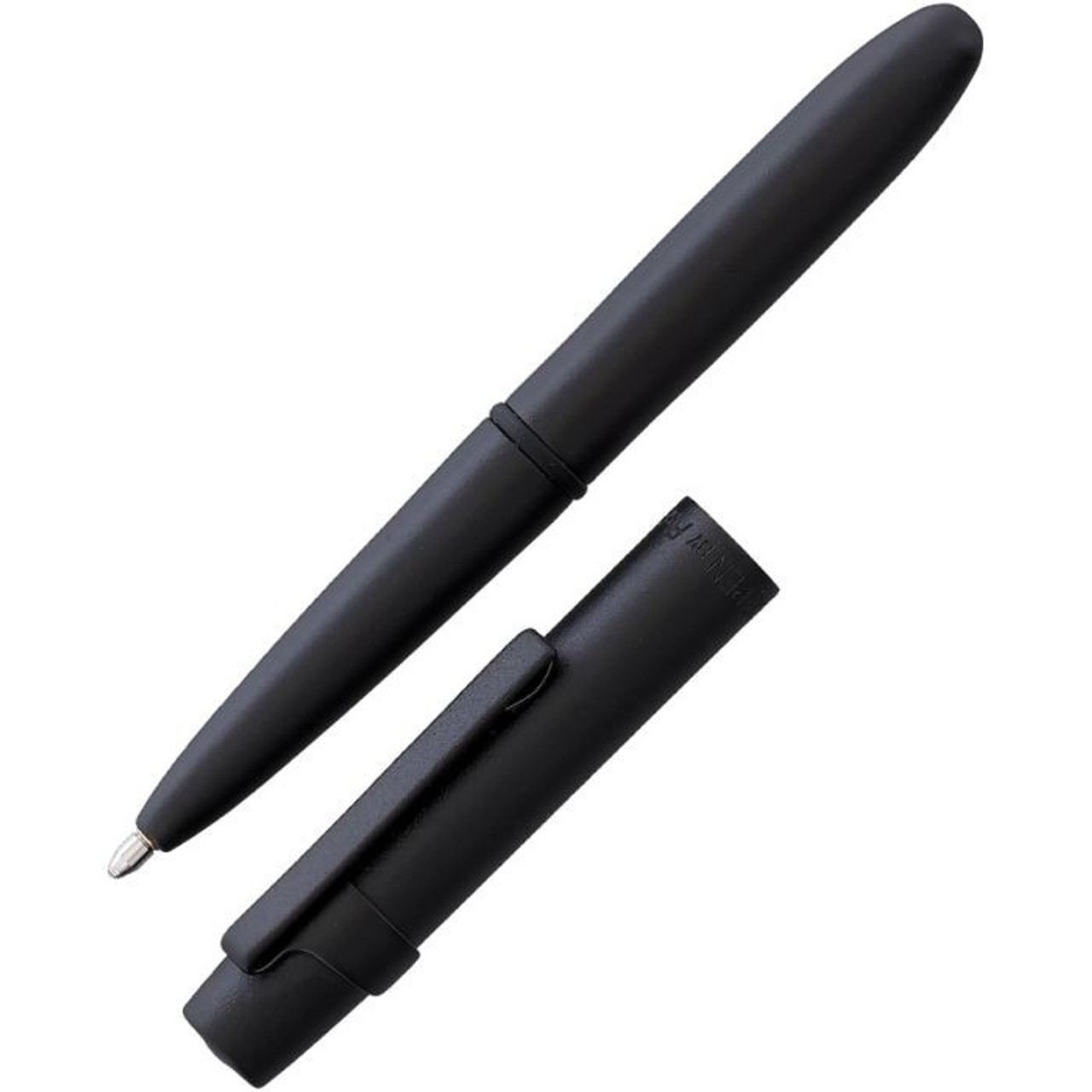 Fisher Space Pens X- Mark Bullet (FP780017) 3.75" Matte Black Barrell, Matte Black Cap, PR4 Black Ink, Medium Point