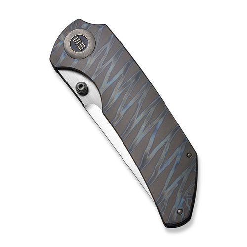WE Knife Thug XL 20CV Tiger Stripe Flamed Titanium Frame Lock