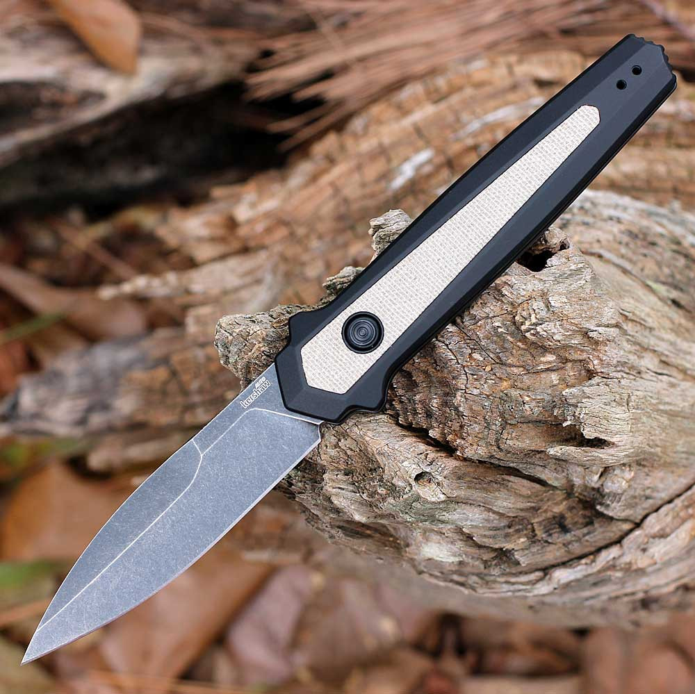 Kershaw Launch 15 MagnaCut Tan Micarta Auto | 7950 | Knifeworks
