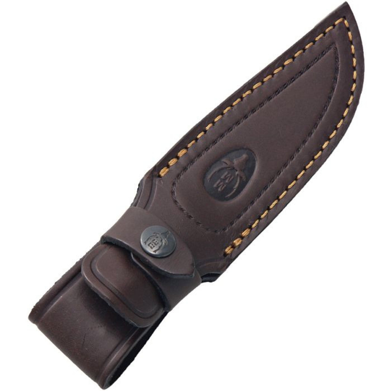 Muela Bison Fixed Blade Knife (MUE91779)- 3.50" Stainless Steel Clip Point Plain Blade, Olive Wood Handle