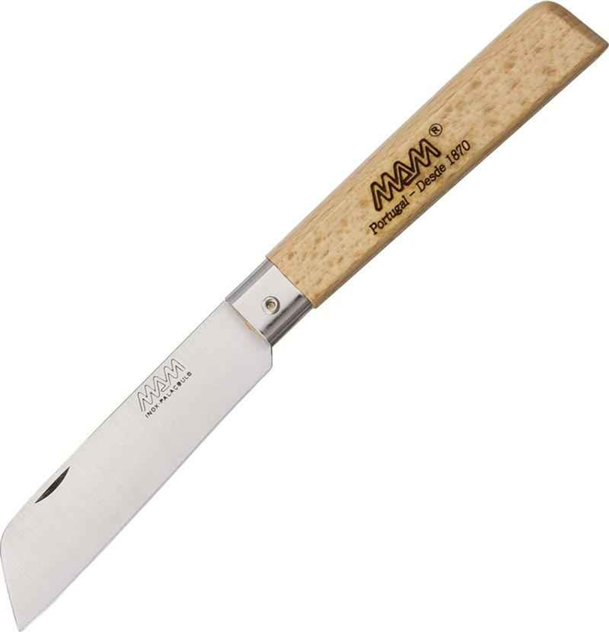 MAM Medium Folder, 3 1/4" Stainless Sheepsfoot Blade