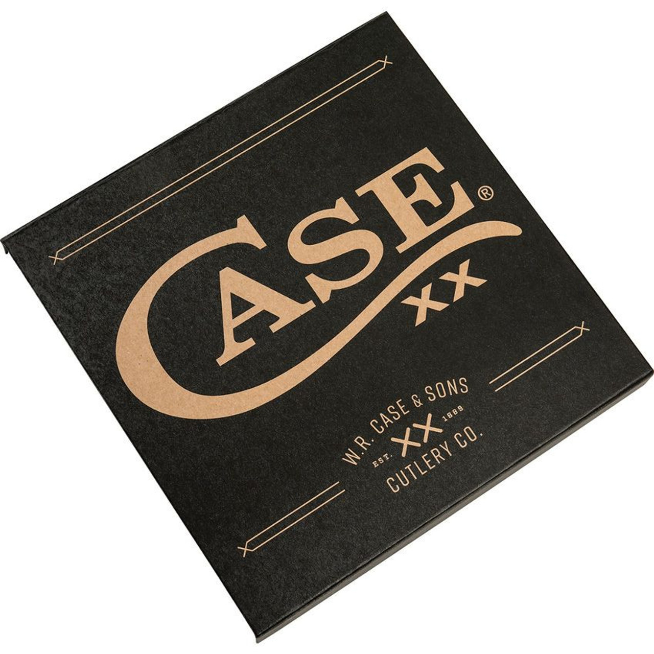 Case 6PC Steak Knife Set (11078) - 4" Stainless Steel Satin Blades, Smooth Walnut Handles with Brass Rivets