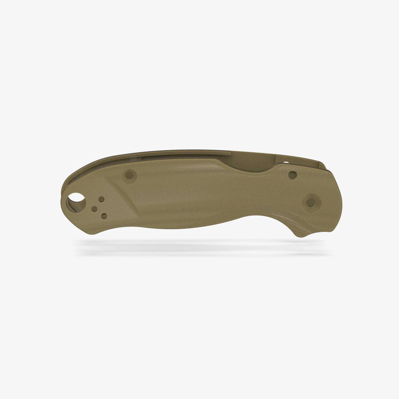 Flytanium Lotus OD Green G-10 Scales - for Spyderco Paramilitary 3