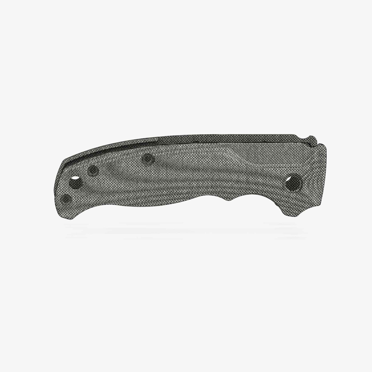 Flytanium Bandwidth Micarta Black Canvas Scales for Demko AD20.5