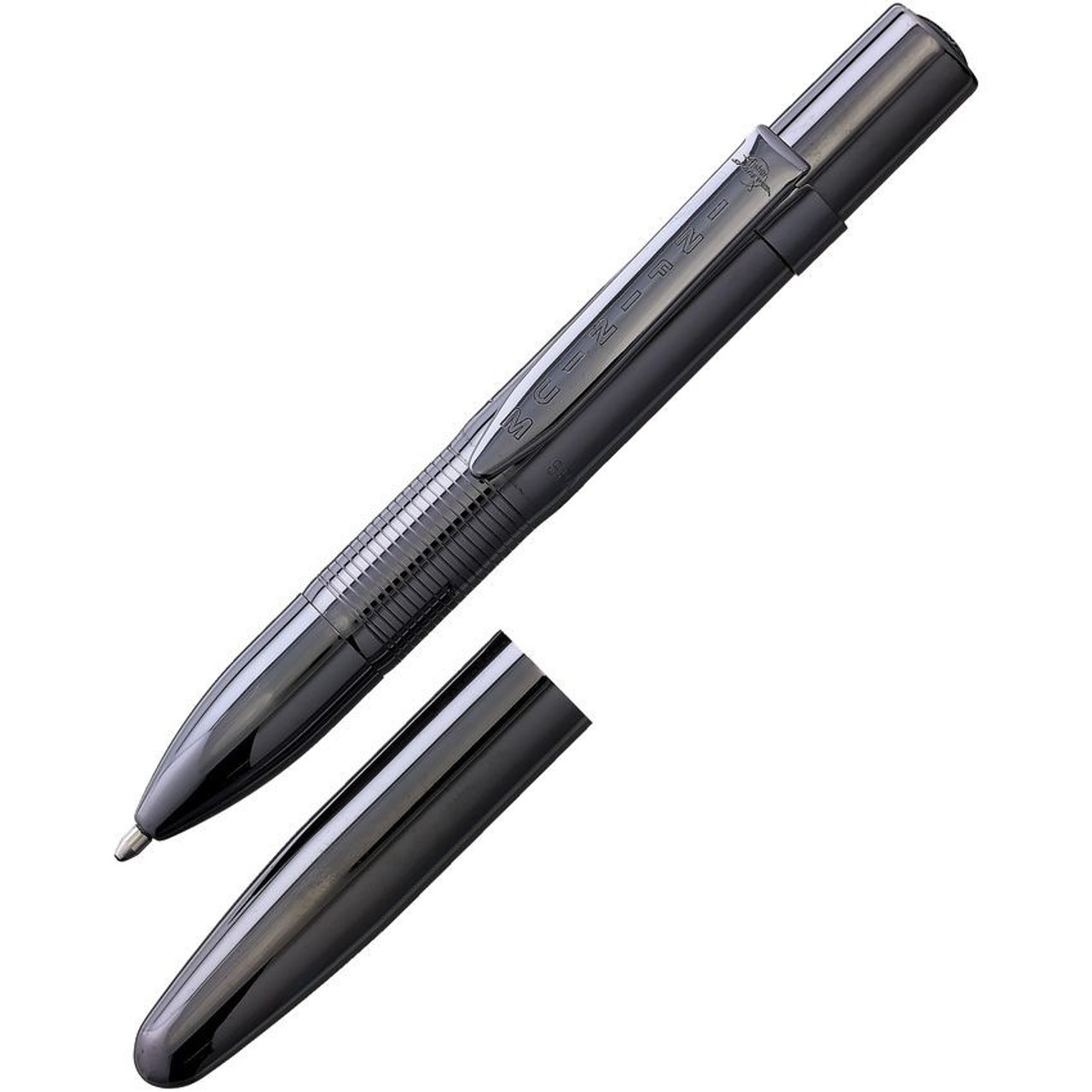 Fisher Infinium Space Pen - (FP203554) Smooth Matte Black Titanium Space Pen