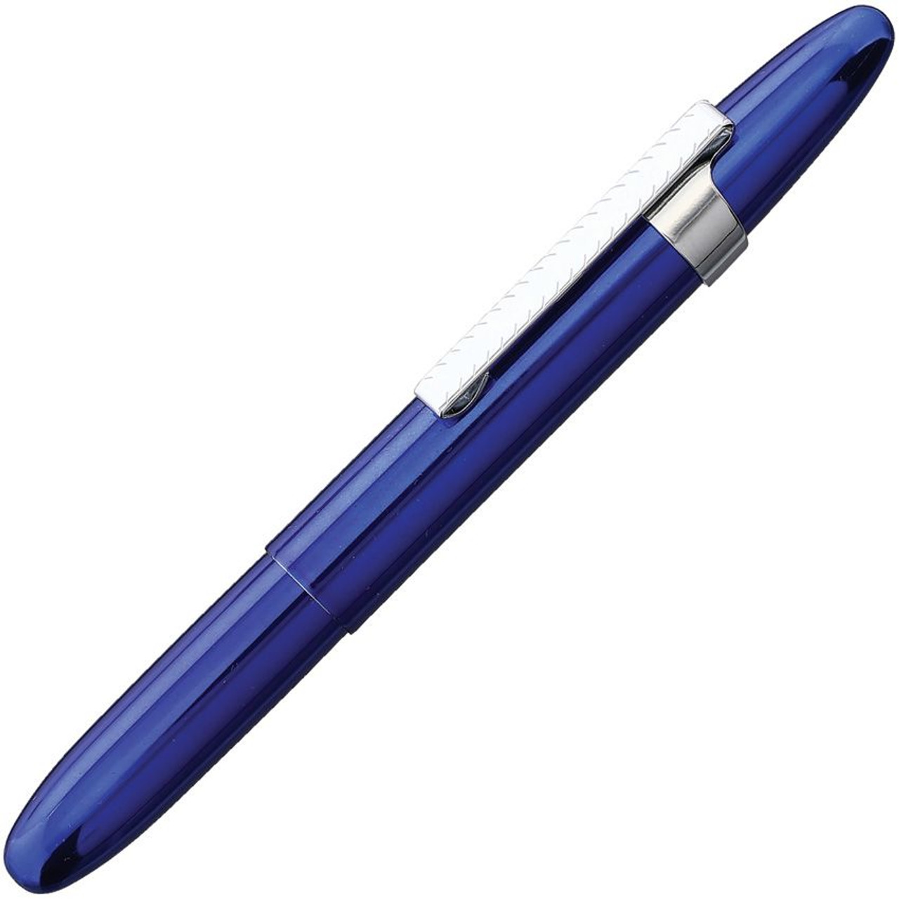 Fisher Space Pens Bullet (FP842814) 3.75" Blue Moon Barrell, Blue Moon Cap, Silver Clip, PR4 Black Ink, Medium Point