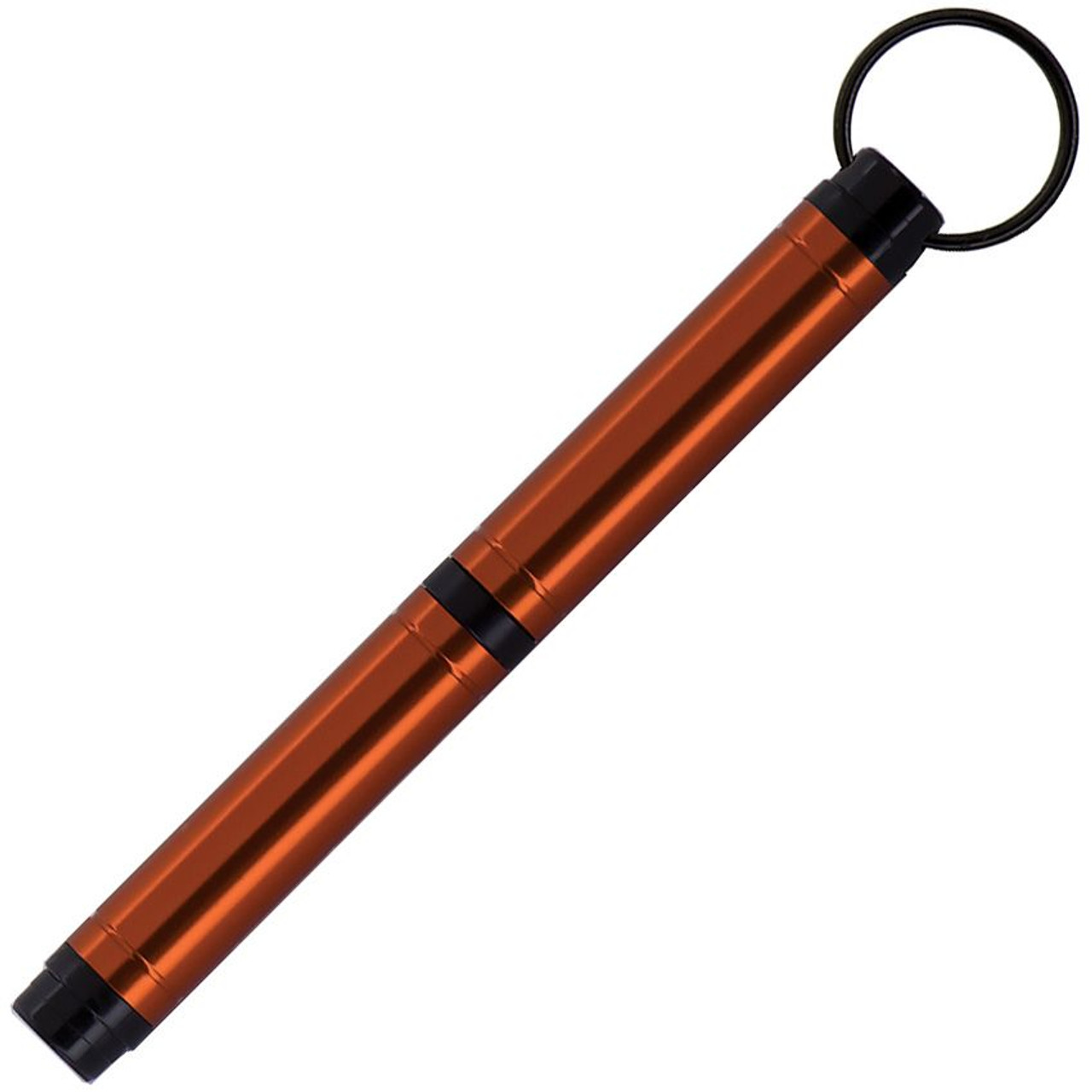 Fisher Space Pens Backpacker Keyring (FP950335) PR4 Black Ink, Anodized Orange Barrell, Anodized Orange Cap