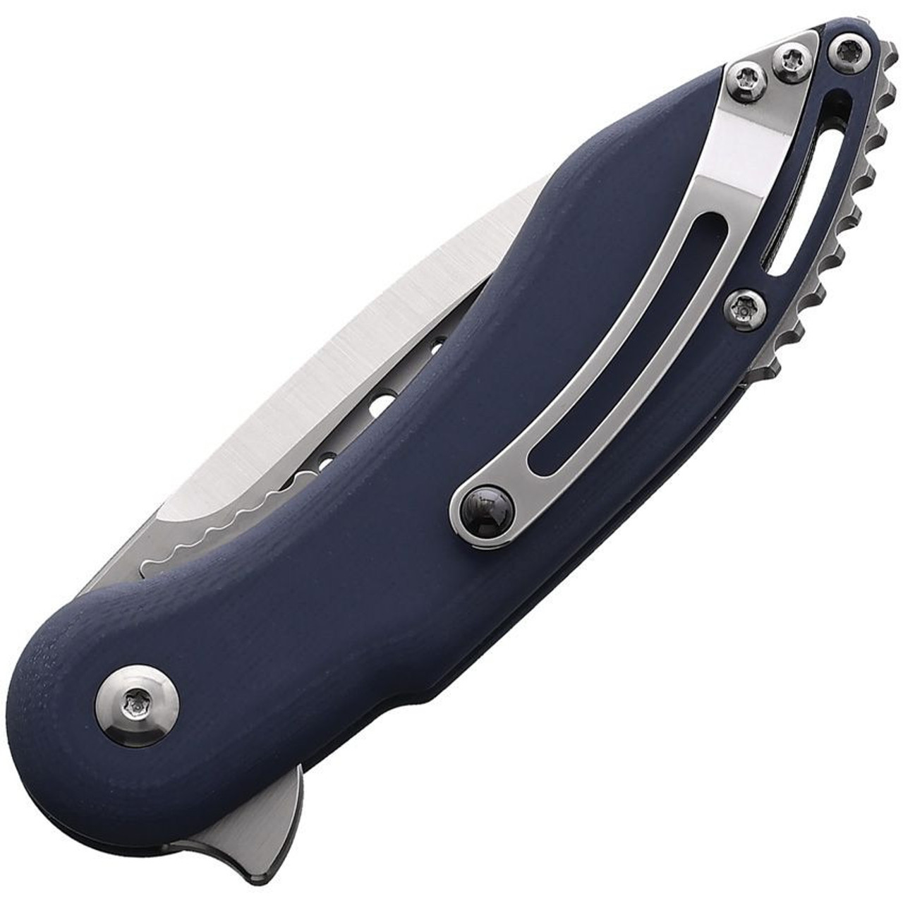 Begg Knives Mini Glimpse EDC folder with stainless steel pocket clip