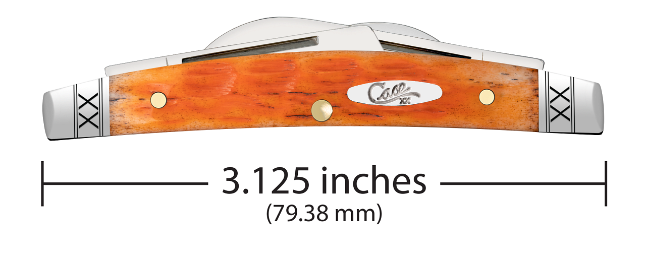 Case Small Congress 35808 - Crandall Jig Cayenne Bone Handle (6468  SS)