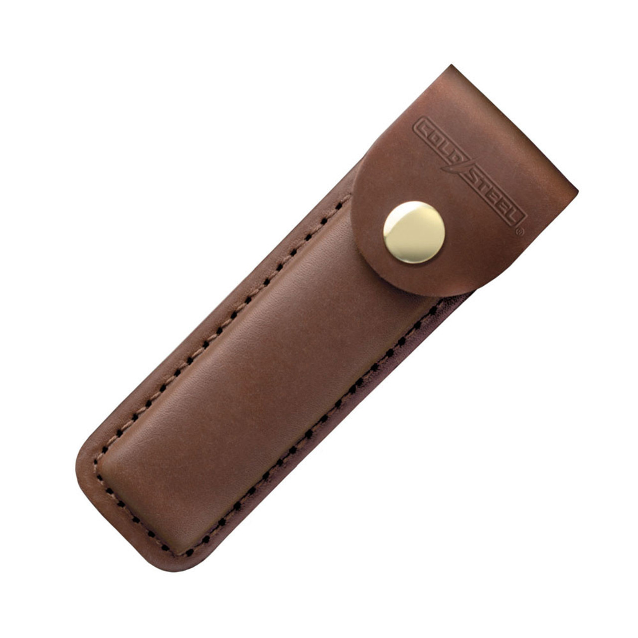 Cold Steel Stockman - Ranch Boss III (FL-STKMN), 8Cr13MoV Stainless Clip Point, Spey and Sheepsfoot Blades, Bone Handle w/Brown Leather Sheath