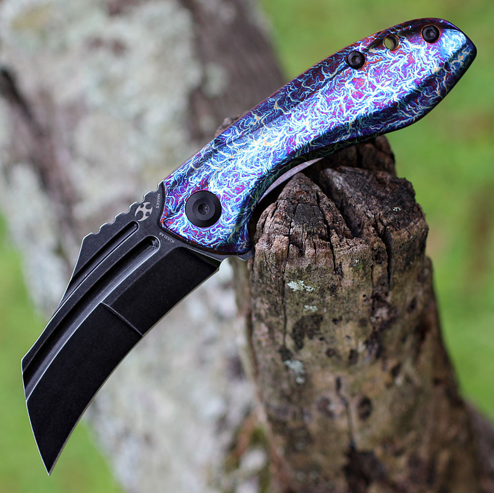 tk【美品】  CRESTON ネイビー M Kansept KTC3 |K1031A6 | Knifeworks