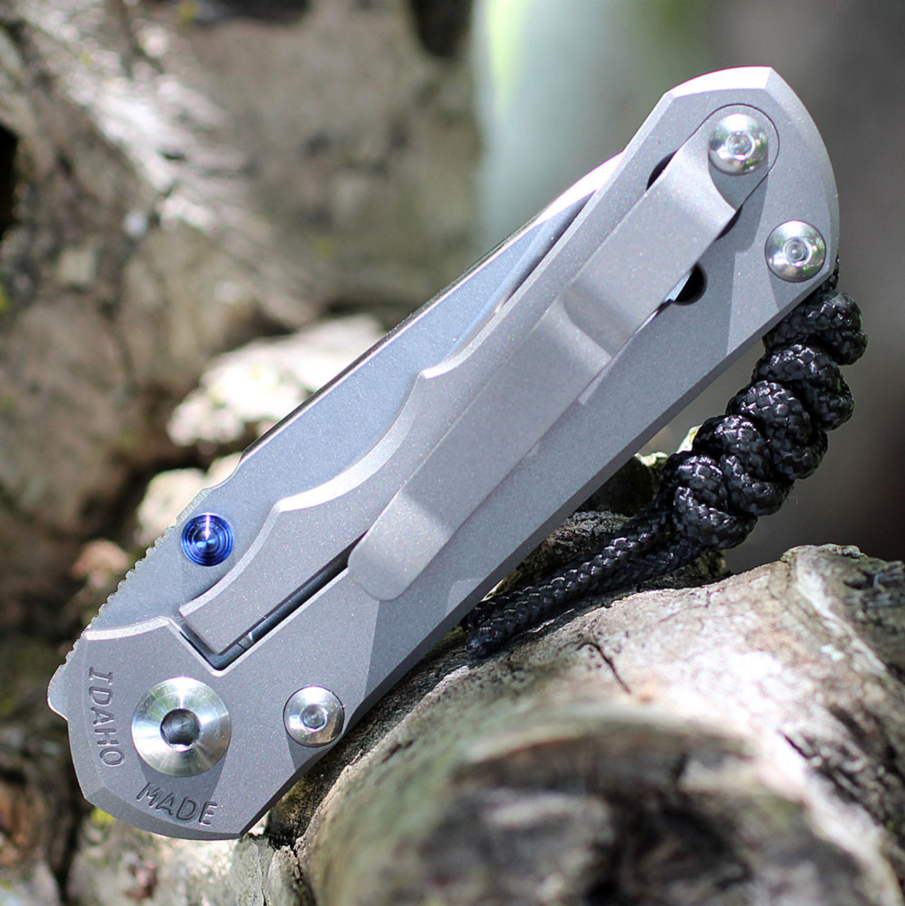 Chris Reeve Small Inkosi Insingo, 3.6" CPM-S45VN Stonewash Plain Blade (SIN-1022)