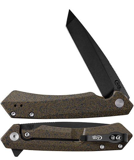 Case Kinzua Modern EDC Brown Speckled Cerakote Anodized Aluminum