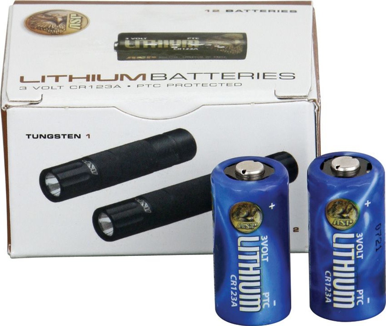 CR123A 3V Lithium Battery - (12-Pack)