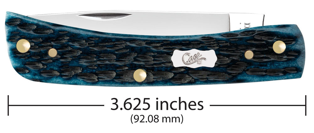 Case Sod Buster Jr. Pocket Worn Blue Bone | 51854 | Knifeworks