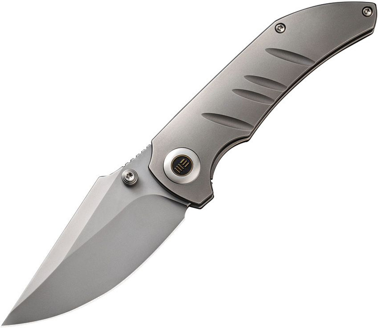 WE Riff-Raff (WE22020B4) Polished Bead Blasted Titanium Handle, 3.12 Polished Bead Blasted 20CV Blade